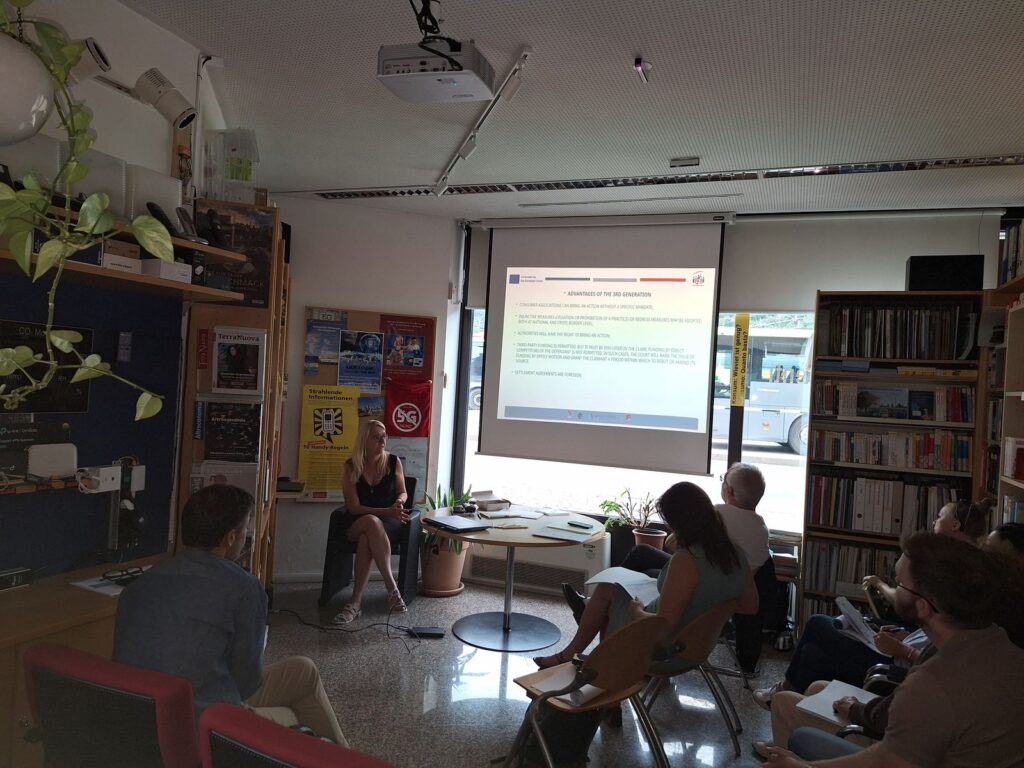 VSV presentation during the ACT4Consumers study visit in Bolzano